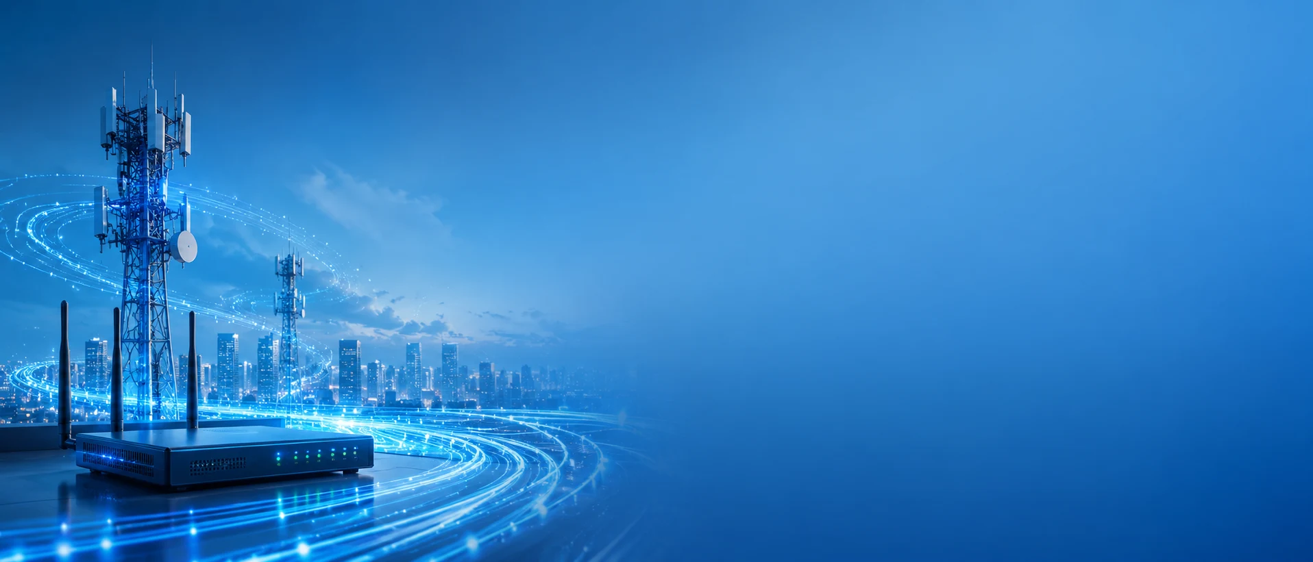 Réseau 4G 5G pour entreprises avec connexion Internet de secours.